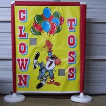 Clown Toss is available through our parties games rentals.