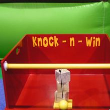Knock N Win is available to rent through our party game rentals.