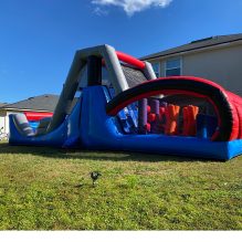 35 Ft H2Obstacle Course Primary Colors $295 Dry / $325 Wet